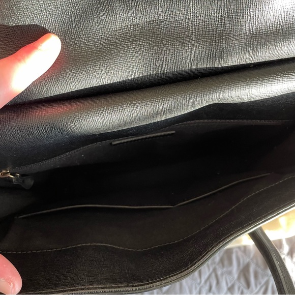 Coccinelle Black Leather Office Bag with laptop compartment - Picture 8 of 17